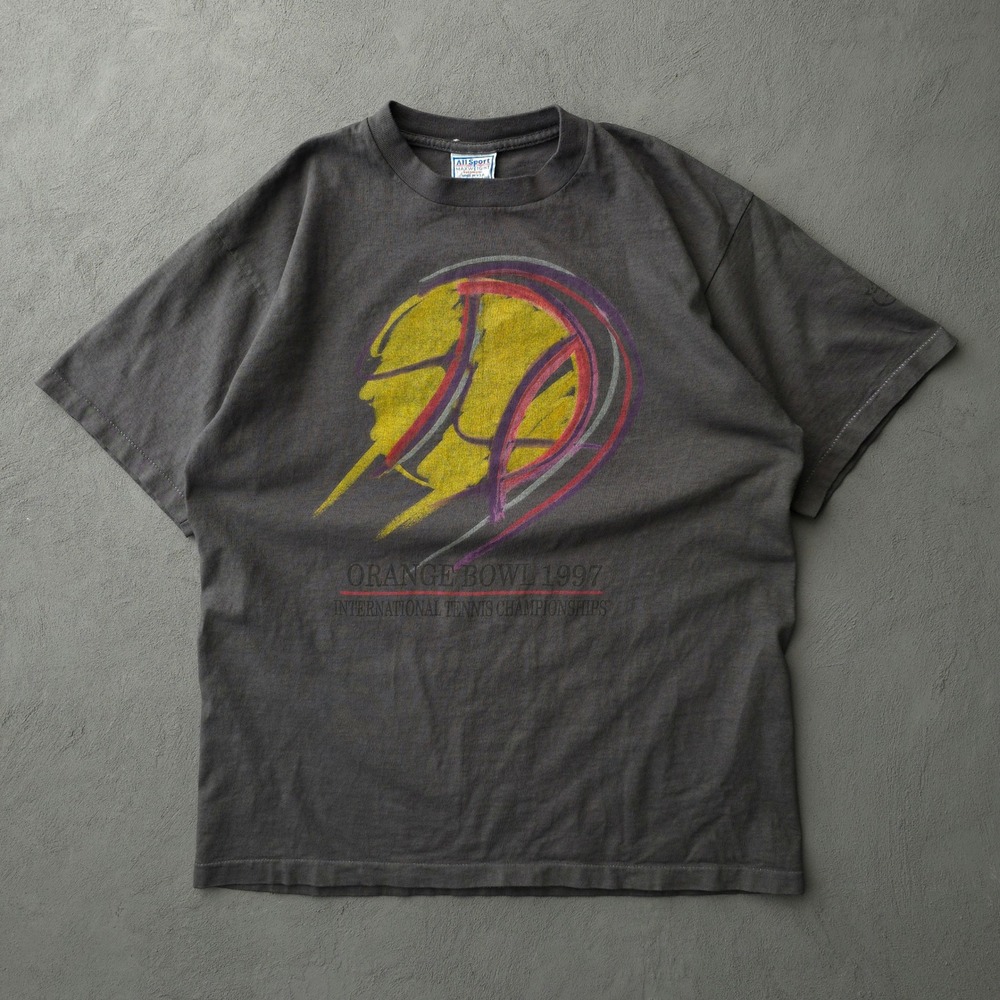 All Sport Orange Bowl 1997 International Tennis Championships Mens L Black 90s